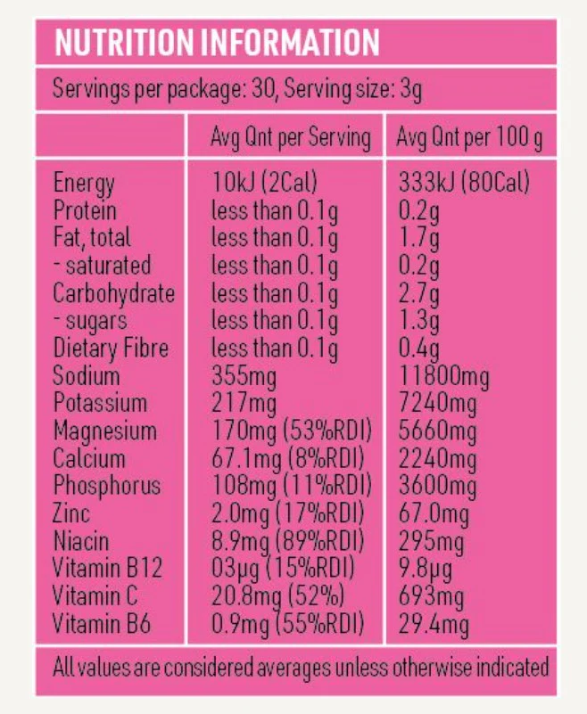 Locako Keto Electrolytes Raspberry 90g - Image 2