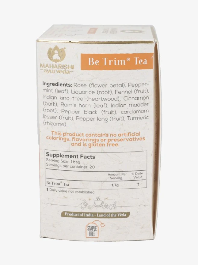 Maharishi Ayurveda Be Trim Tea 34g 20 Bags - Image 2