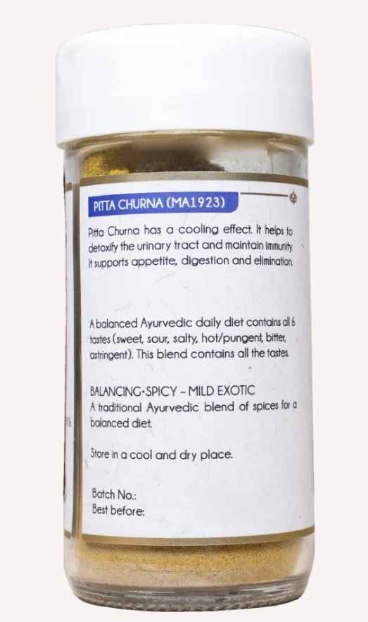 Maharishi Ayurveda Pitta Churna Organic Spice Blend 50g - Image 2