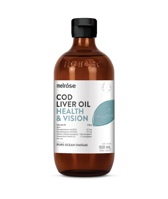 Melrose Cod Liver Oil Health & Vision 500ml