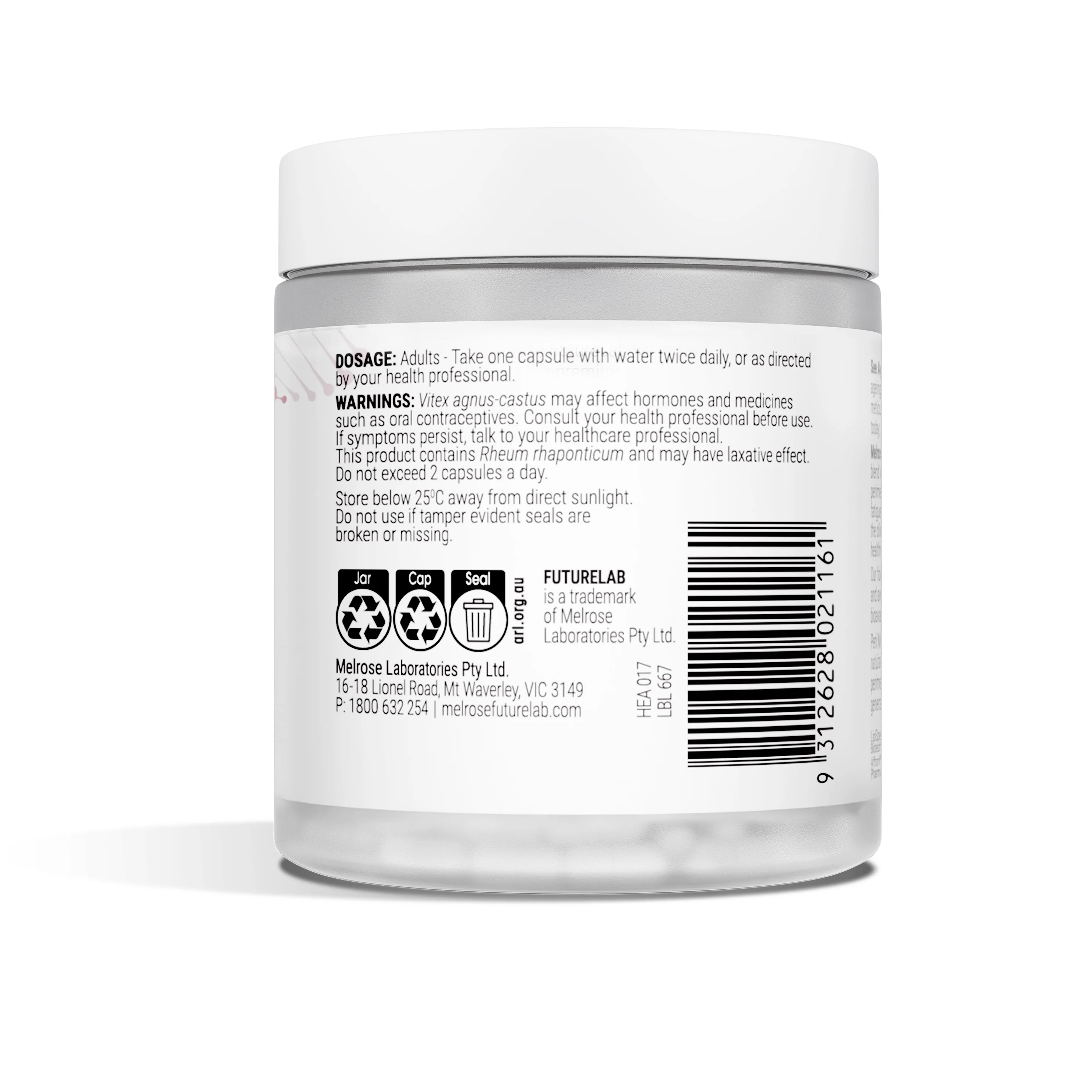 Melrose FutureLab Peri Meno Ultra Complex 60 Capsules - Image 3