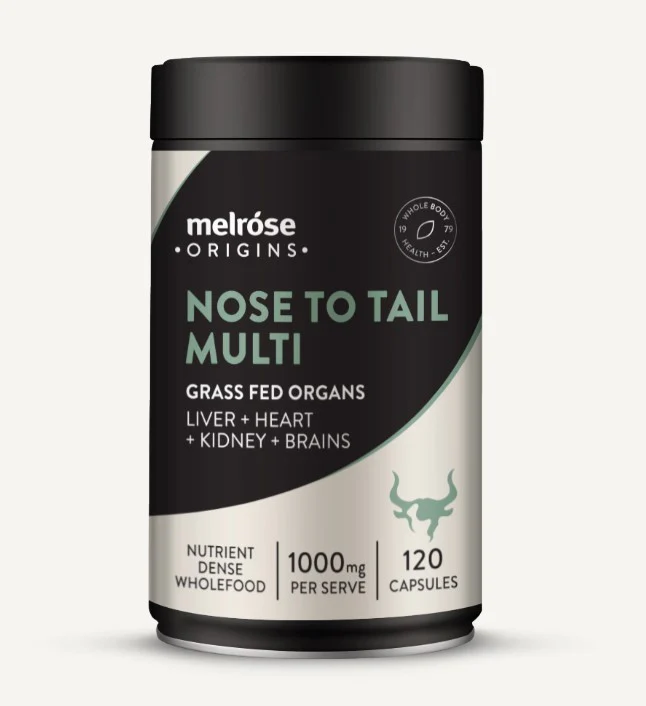 Melrose Origins Organ Meat Nose to Tail Multi 120 capsules