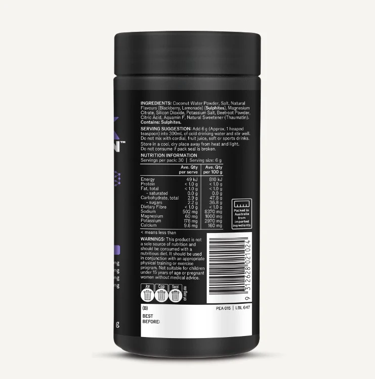 Melrose Peak Hydration Blackberry Lemonade 180g - Image 3