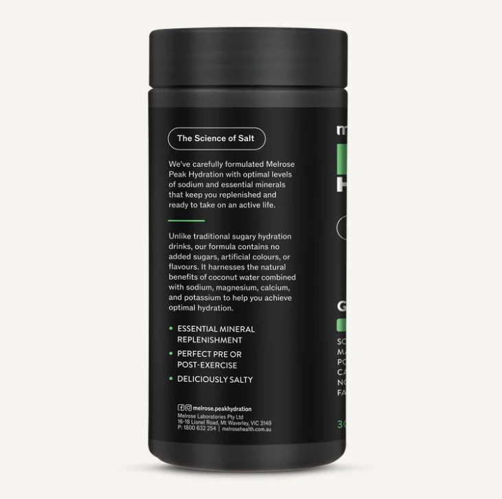 Melrose Peak Hydration Green Apple 180g - Image 2