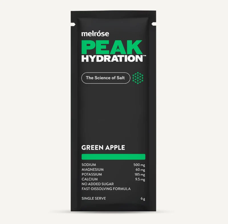 Melrose Peak Hydration Green Apple 6g Sachet - Box of 20