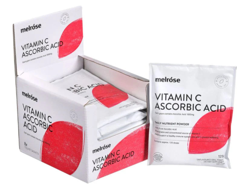 Melrose Vitamin C Ascorbic Acid 125g 8 Pack
