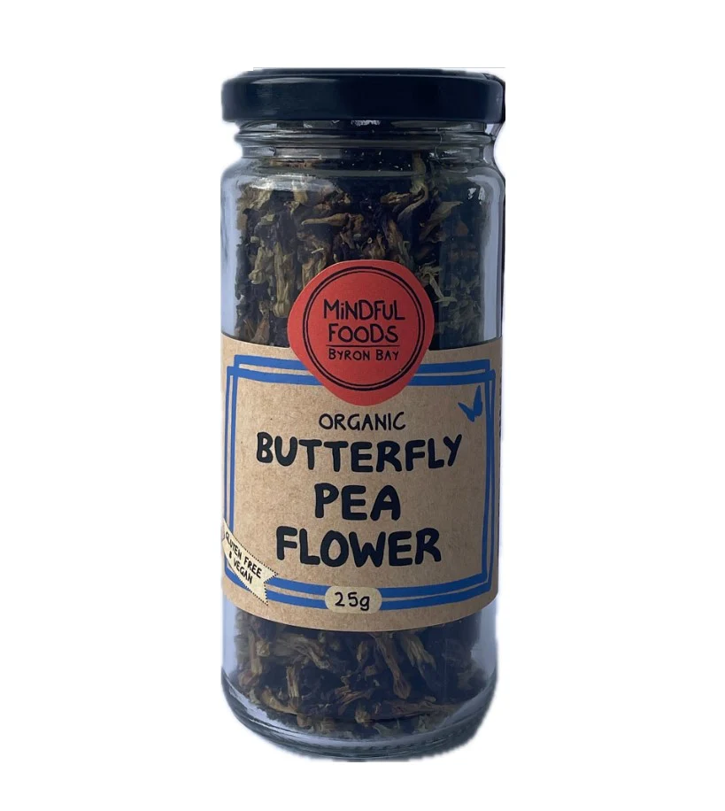 Mindful Foods Blue Butterfly Pea Flowers 25g