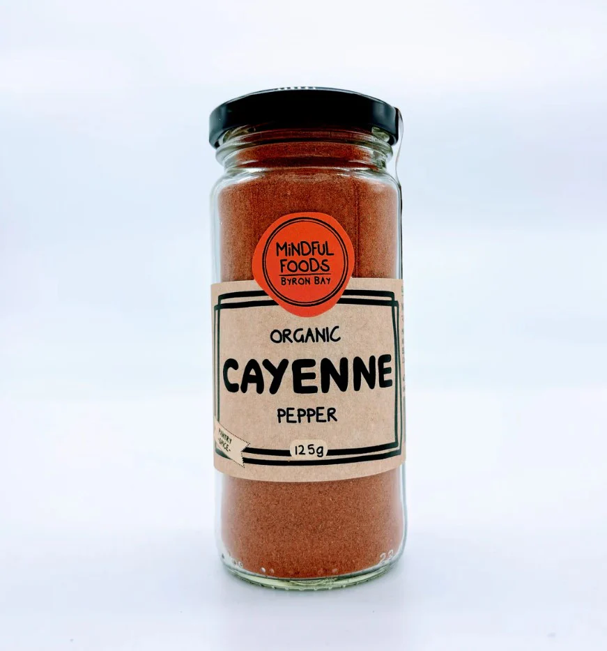 Mindful Foods Cayenne Pepper Organic 125g
