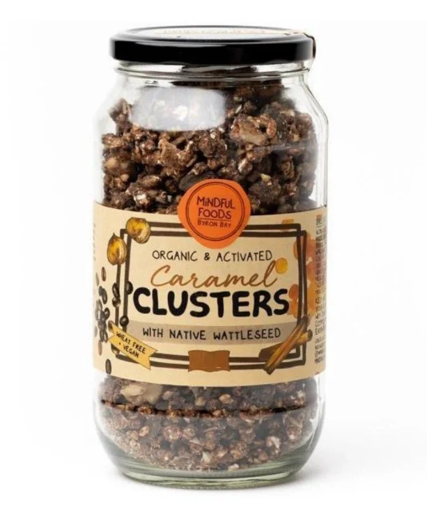 Mindful Foods Clusters Caramel Wattleseed Organic Activated
