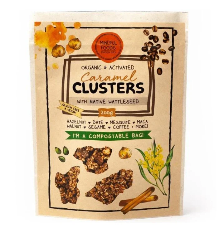 Mindful Foods Clusters Caramel Wattleseed Organic Activated - Image 2