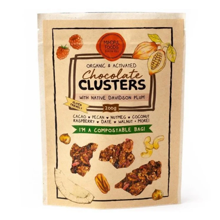 Mindful Foods Clusters Chocolate Davidson Plum Organic Activated - Image 2