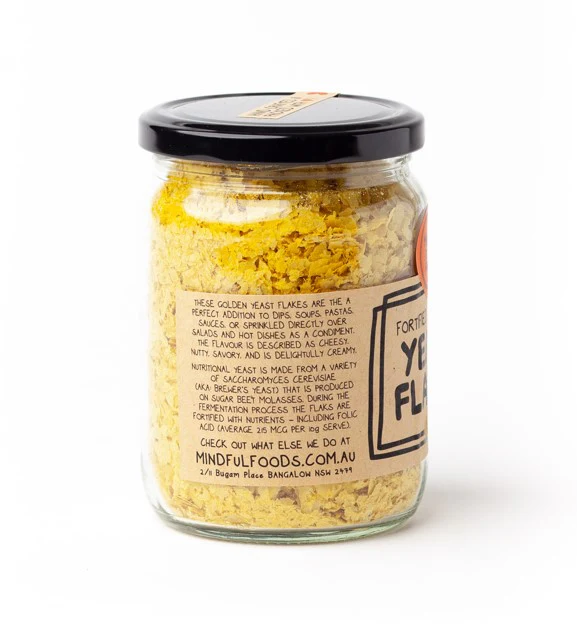 Mindful Foods Nutritional Yeast Flakes Fortified Toasted 100g - Image 2