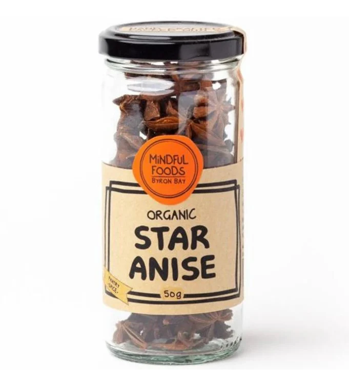 Mindful Foods Star Anise Whole Organic 50g