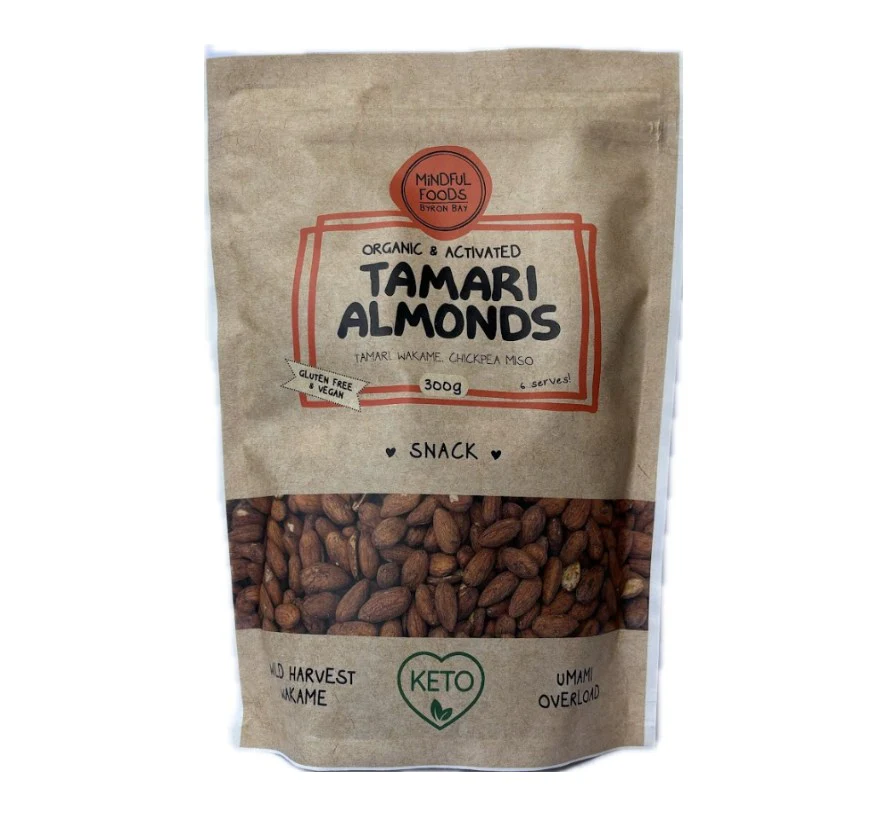 Mindful Foods Tamari Almonds Organic & Activated - Image 2