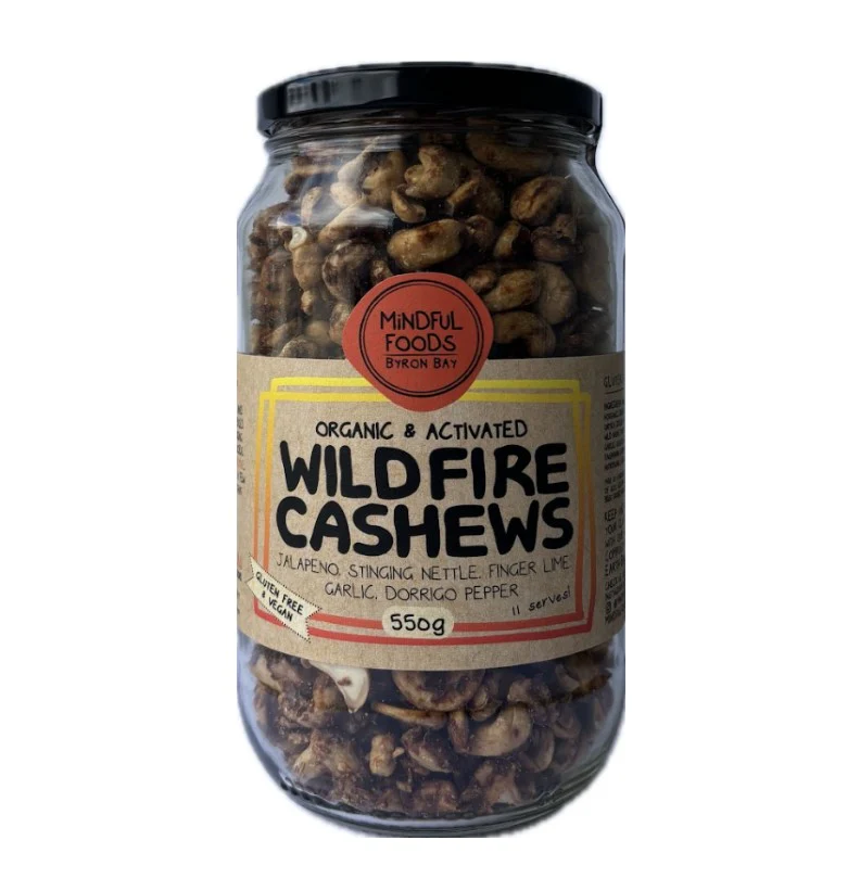Mindful Foods Wildfire Cashews Organic & Activated - Image 3