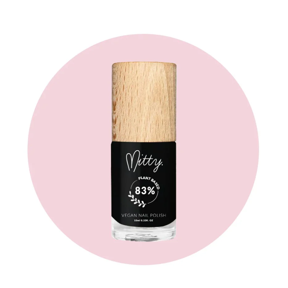 Mitty 83% Plant based Vegan polish Black Out 10ml