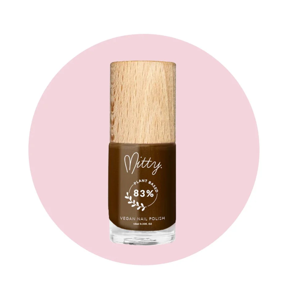 Mitty 83% Plant based Vegan polish Brown Stone 10ml