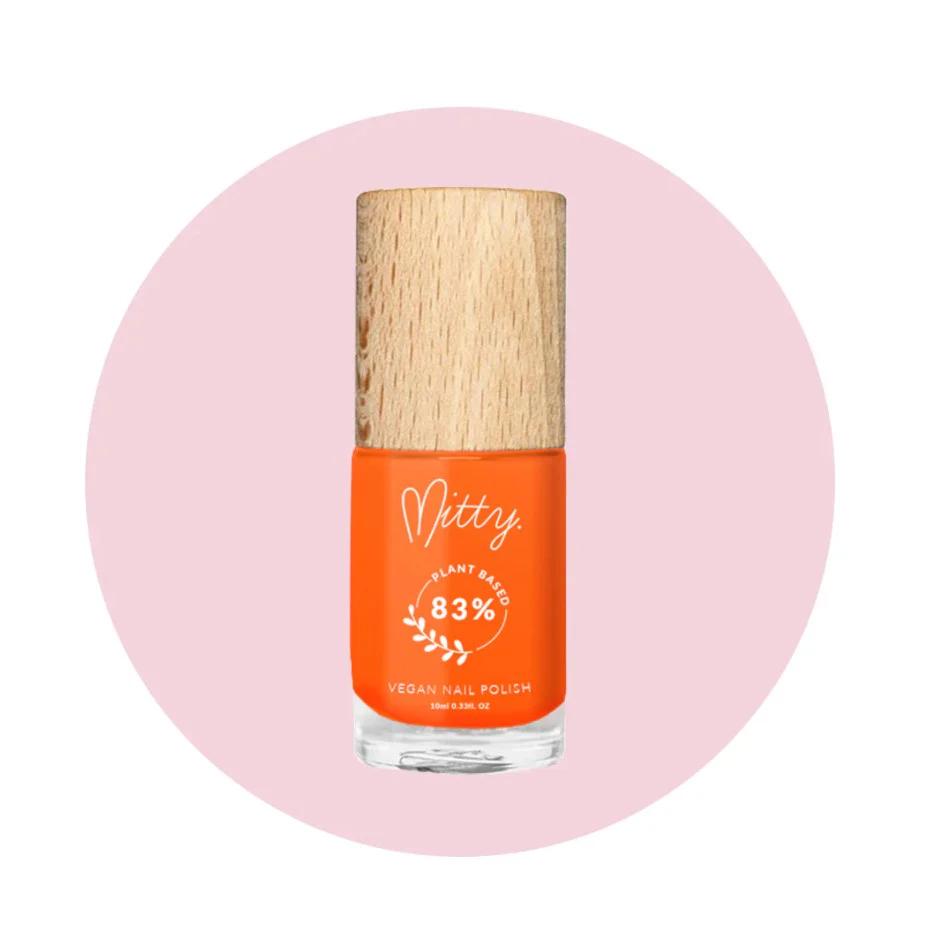 Mitty 83% Plant based Vegan polish Coral 10ml