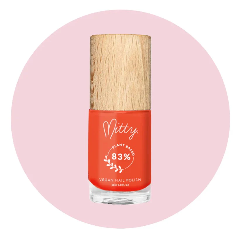 Mitty 83% Plant based Vegan polish Flame 10ml