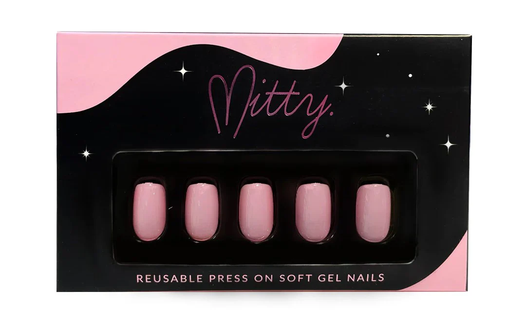 Mitty Press On Nails Original Pink