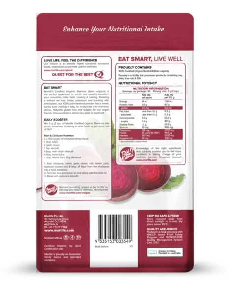 Morlife Beetroot Powder - Image 2