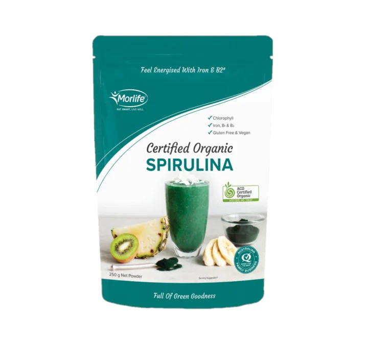 Morlife Certified Organic Spirulina Powder