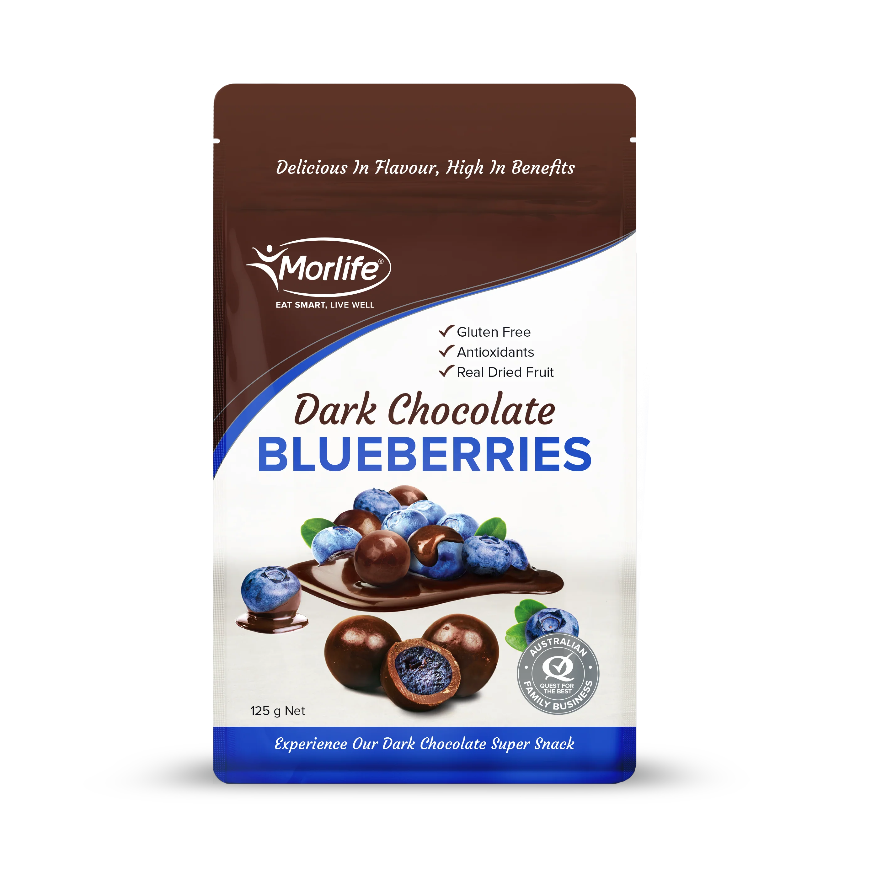 Morlife Dark Chocolate Blueberries