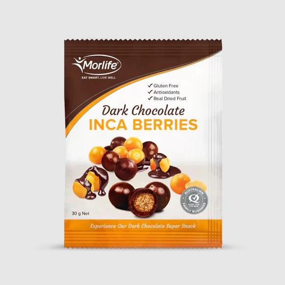 Morlife Dark Chocolate Inca Berries 30G