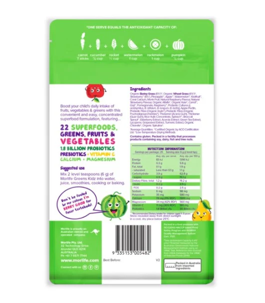Morlife Greens Kidz 150g - Image 2