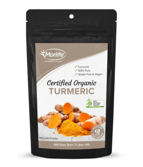 Morlife Turmeric Certified Organic Powder 150g