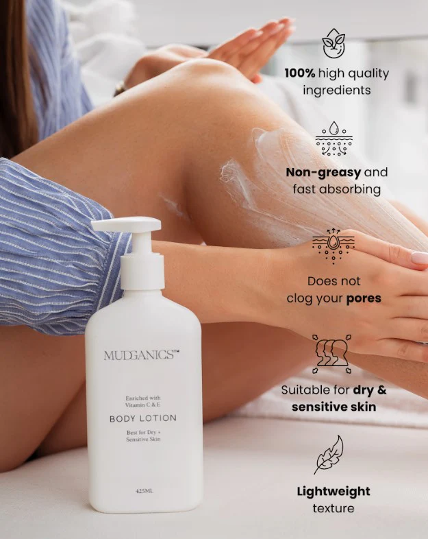 Mudganics Body Lotion Sensitive Skin 425ml - Image 4