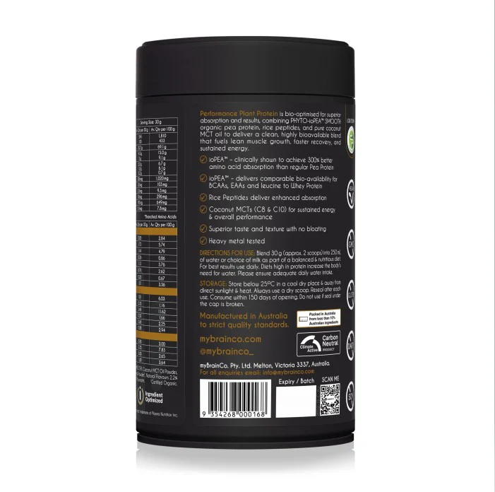 myBrainCo Performance Plant Protein Chocolate - Image 2