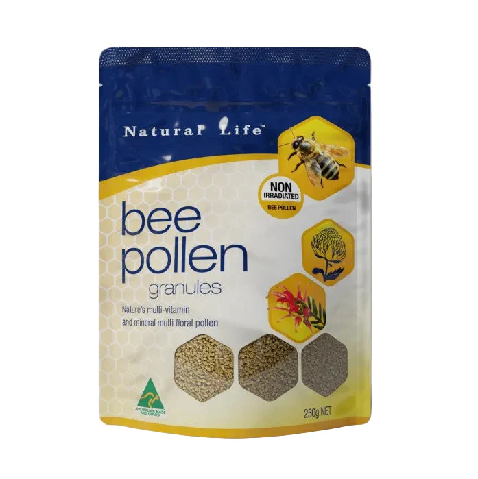 Natural Life Bee Pollen Non Irradiated 100% Australian