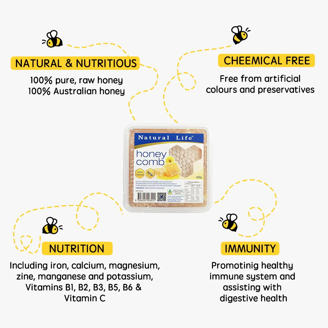 Natural Life Honeycomb 400g - Image 3