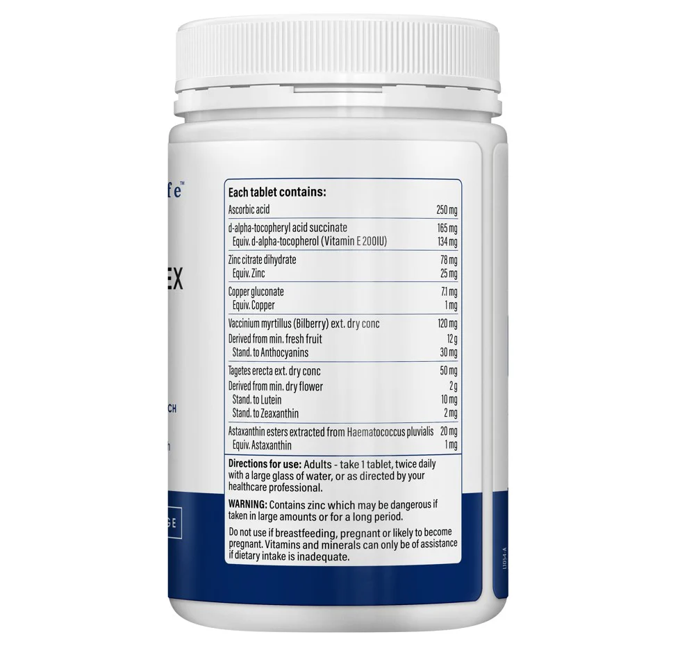 Natural Life Macu Eye Complex 1200 Plus 90 tablets - Image 2
