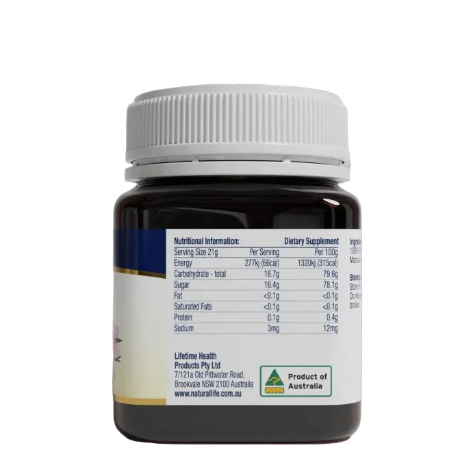Natural Life Manuka Honey MGO 800+ 250g - Image 2
