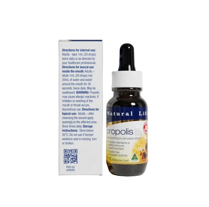 Natural Life Propolis liquid 'Non Alcohol' 25ml - Image 2