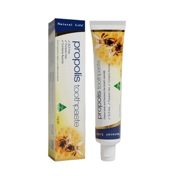 Natural Life Propolis Toothpaste Natural formula w/ Fluoride 100g