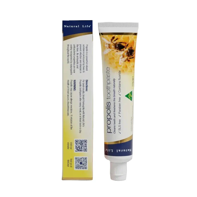 Natural Life Propolis Toothpaste Natural formula w/ Fluoride 100g - Image 2