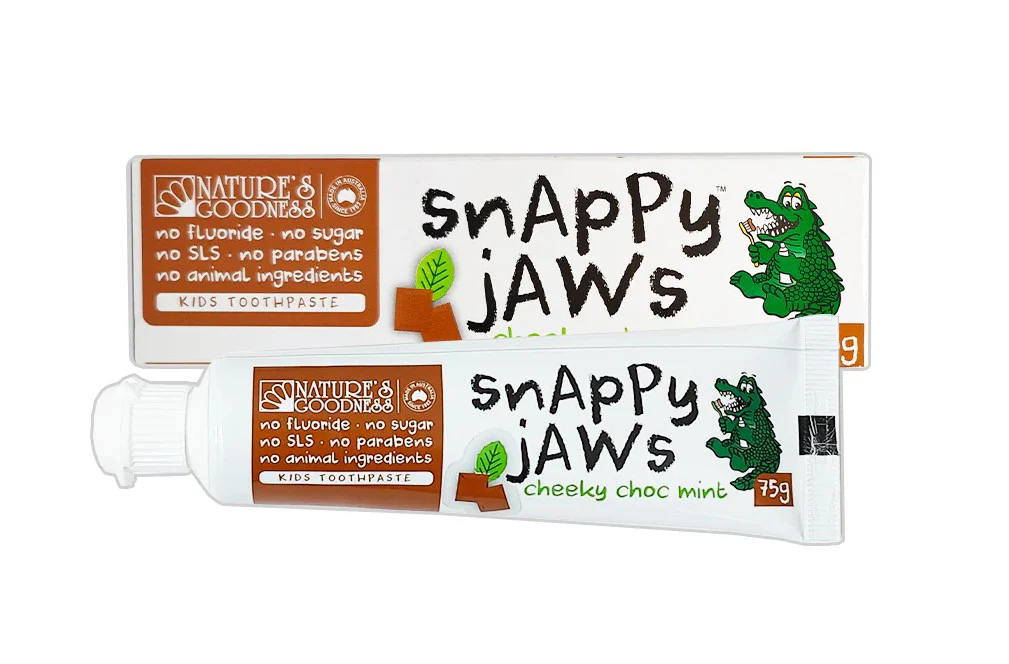 Nature's Goodness Snappy Jaws Toothpaste Cheeky Choc Mint 75g
