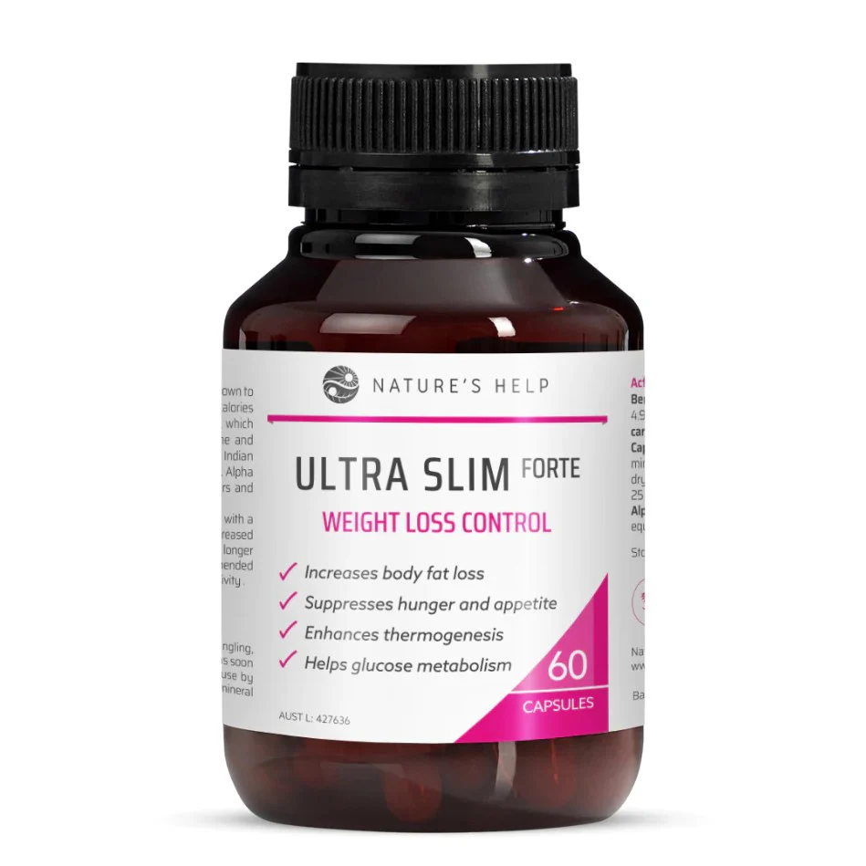 Nature's Help Ultra Slim Forte Weight Loss Control 60 Capsules