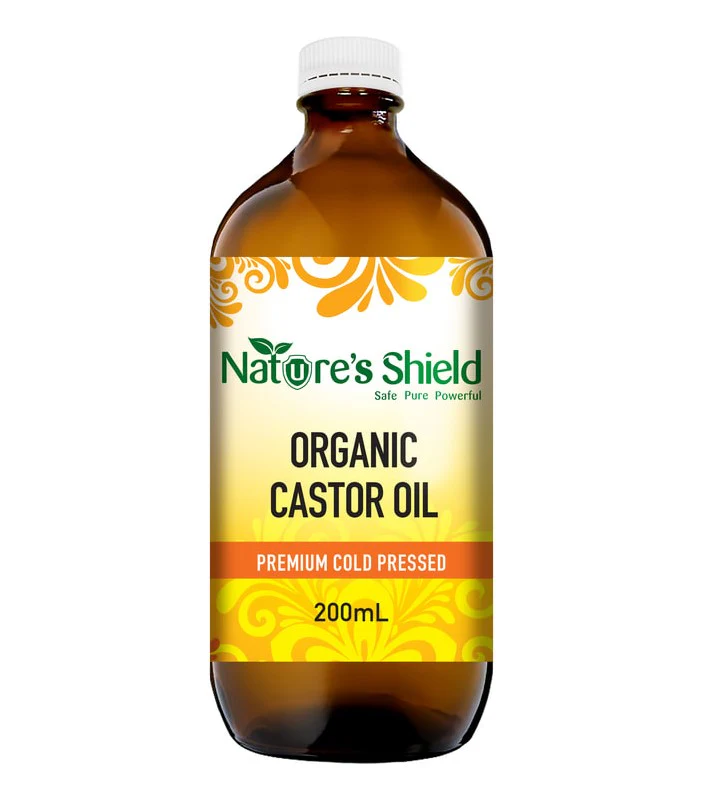 Nature's Shield Cold pressed Organic Castor Oil - Image 2