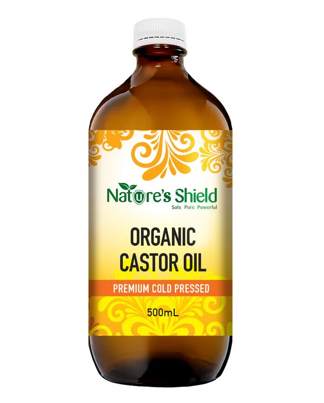 Nature's Shield Cold pressed Organic Castor Oil - Image 3