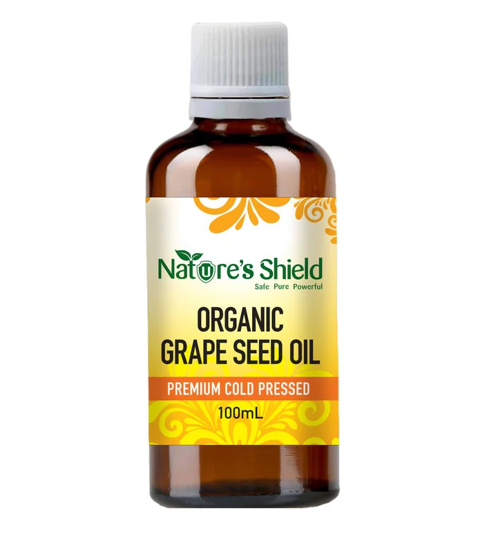 Nature's Shield Cold Pressed Organic Grapeseed Oil