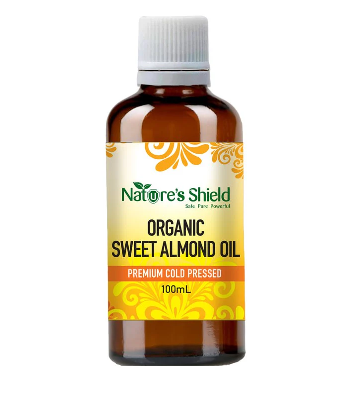 Nature's Shield Cold Pressed Organic Sweet Almond Oil