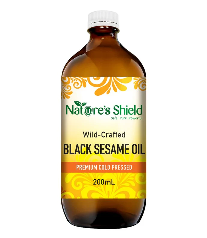 Nature's Shield Cold pressed Wildcrafted Black Sesame Oil