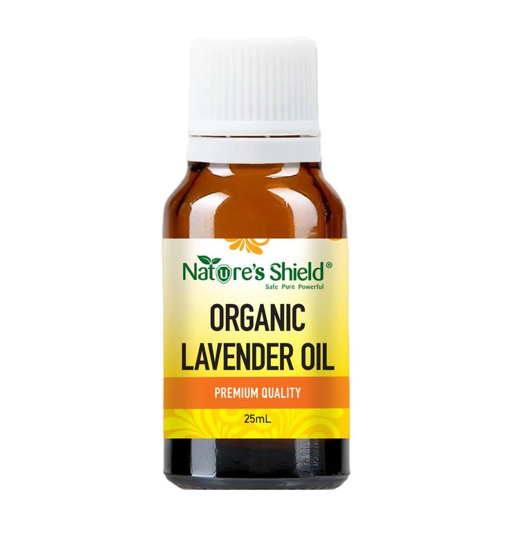 Nature's Shield Organic Essential Oil Lavender 25ml