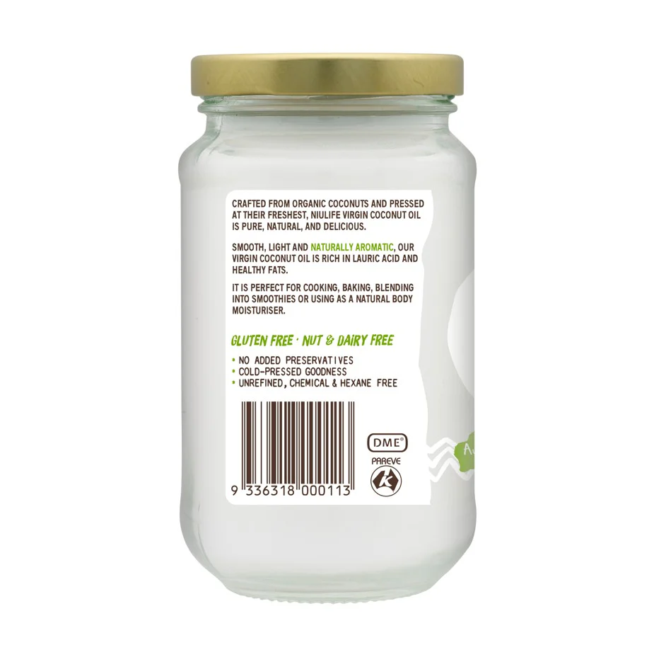 Niulife Extra Virgin Coconut Oil - Image 3