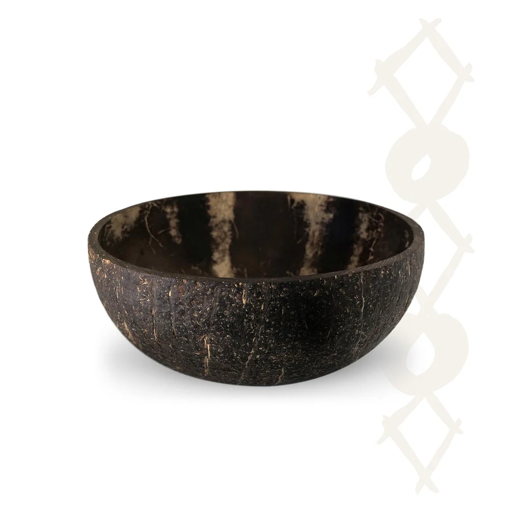 Niulife Handmade Coconut Shell Bowl Natural Finish