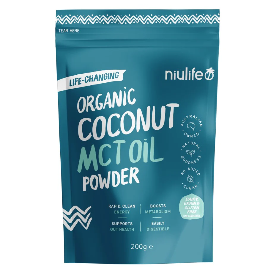 Niulife MCT Oil Powder Certified Organic 200g